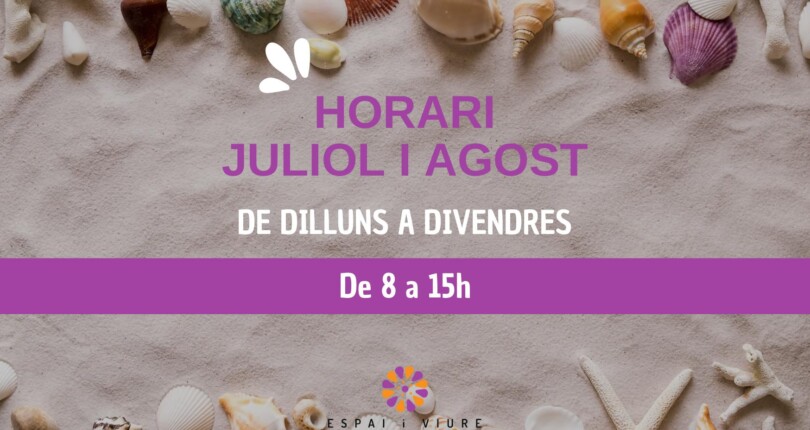 Horari estiu